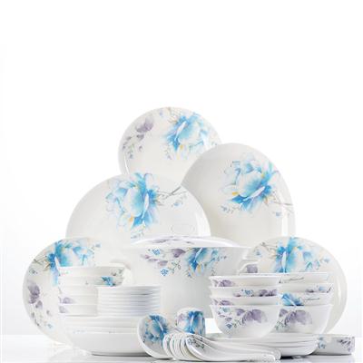 哗啦啦操逼黄色视频48头聆听花开骨瓷礼品餐具套装